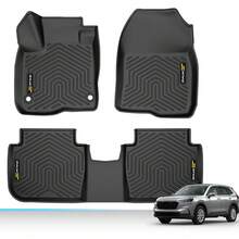3D Custom Fit TPE Floor Mats For CR-V CRV 2023-2024, Factory Standard Odorless Protection, Anti-Slip Full Set Liners - Black - View 12