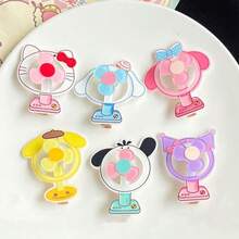 Sanrio 1/5/15 Pinces à cheveux Sanrio, Kuromi, Hello chat. Un ensemble de pinces à cheveux Hello chat douces et mignonnes, pour les franges, etc. Parfait pour la Saint-Valentin