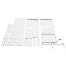 3-Drawer Vertical File Cabinet - Metal Mobile Filing Cabinet With Lock, Fits Letter, Legal, And A4 Size Documents, For Home Office Use (White) - White - View 11
