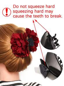 1 Stück schöne Stoff-Kamelien Haarspange für Frauen, einfache Blumen Haarklammer, elegant & zart, perfektes Haarzubehör für Mori-Girl-Stil, Haarspangen, Haarklammern, Haarklips, Haarklammern, Schulbedarf, College Herbst Winter Haarklammern Accessoires für Frauen für Urlaubsoutfits - Verschiedenfarbig - Übersicht 8