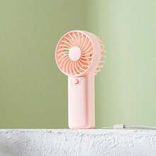 1pc Portable Handheld Cooling Fan - No Battery Needed, One-Click Operation, Compact & Lightweight Personal Mini Cooling Device For Summer Relief, Home & Outdoor Use, Cooling Fan Portable, Sleek Design, Userfriendly Design