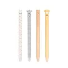 12/8/4pcs Cute Zoo Theme Erasable Gel Pens, Blue Ink Pen With Eraser Clear, Twist-Up Gel Pen, Smooth Writing Comfortable To Use For Note Taking Marking School Office Journaling Supplies - Multicolor - View 7
