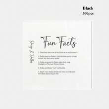 20-500pcs Custom Wedding Napkins, 3-Ply Personalized Fun Facts Napkins With Love Story, Disposable Beverage/Dessert Napkins For Table Decorations, Personalized Cocktail Napkins, Suaitable For Birthday, Anniversary, Engagement Party, Christmas Decor ,Forever Love - White - View 22