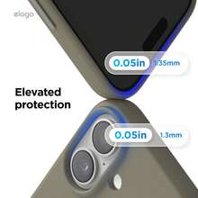 Elago High Quality Magnetic Liquid Silicone Case For IPhone 17, Compatible With MagSafe, Liquid Silicone Material, Protective Cover, Shockproof, Slim Phone, Fashion, Velvet - For Men, For Women, Luxury, Fashion, Minimalist - Xám trung bình - Xem 9
