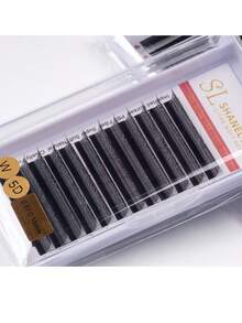 12 Reihen C/D/L Curl 3D W YY 4DW 5DW Wimpern 0,07 Mix Einzellänge 8-15mm Vorbereitete W Fächer Wimpernverlängerungen Natürlich Weich Schwarz W-förmiger Stil Wimpern Künstliche Nerz Einzelwimpern Cluster Natürlich Weich Brasilianische Wimpernverlängerungen Vorbereitete Volumen Fächer Wimpern, Kleeblatt Wimpern