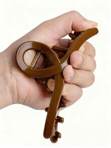 1 cái/6 cái kẹp tóc silicon mềm, thiết kế thanh lịch chống trượt với càng kẹp phía sau gáy, kích thước lớn phù hợp cho phụ nữ sử dụng hàng ngày, dự tiệc, du lịch, nghỉ mát, phụ kiện tóc thời trang. - Nhiều màu #2 - Xem 24