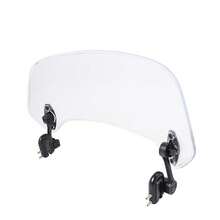 Motorcycle Windshield Extension Universal Adjustable Clip-On Windscreen Extender - Clear - View 9