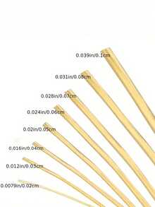 High Quality Stainless Steel Jewelry Wire, Non-Fading, Non-Rusting, Color-Fast, Durable, Suitable For Bracelet, Necklace DIY, Non-Fading Beading Thread, Jewelry Cord, Handmade Weaving Wire, Gold & Silver Color Metallic Wire