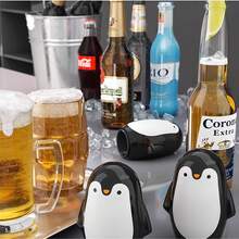 Penguin Bottle Opener, Cartoon Creative Bottle Cap Opener, Pressure-Activated Bottle Opener Tool For Beer, Champagne, Beverages, Home Use