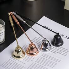 1 dụng cụ dập nến bằng thép không gỉ, phụ kiện nến, bình dập nến có tay cầm, dụng cụ cắt bấc nến, đồ trang trí cho người yêu nến, quà tặng, sử dụng hàng ngày, thích hợp cho Halloween, Giáng sinh, mùa thu, mùa đông, ngày lễ, lễ hội, trang trí phòng, quà tặng - Nhiều màu - Xem 7