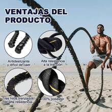 Weighted Skipping Rope, Weighted Jump Rope For Adults, Weighted Skipping Rope, For Exercise, Power, Skipping Rope, Improves Strength And Muscle Training, Comprehensive Physical Exercise - 黑色 - 查看 6