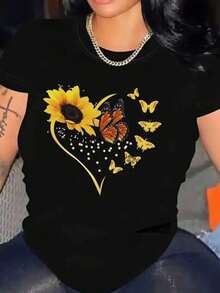 Tops mujeres camisetas gráficas mujeres disfraz halloween mujer trajes de vacaciones mujeres Ropa para el hogar Camisa - Negro - Ver 1