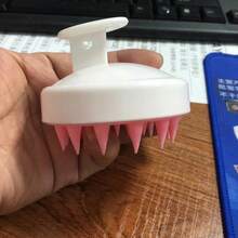 1 pieza Cepillo masajeador del cabelludo, exfoliante de silicona para el cabelludo, herramienta de lavado de cabello apta para todo tipo de cabello, mujeres, hombres, niños, mascotas, decoración del hogar y del baño, decoración de otoño, de vuelta a la escuela