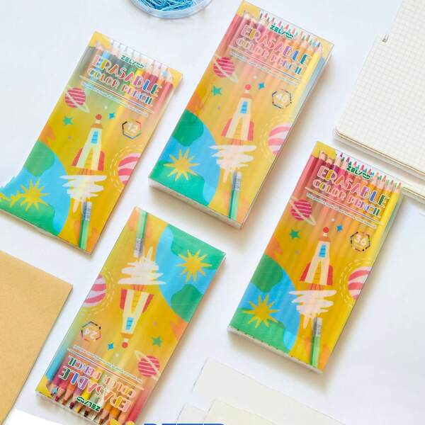 48/36/24 Pcs Colored Pencil Set, Vivid Colored Pencils For School, Teachers, Coloring, Sketching And Drawing, Adult Coloring Book Gift