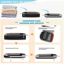 6 Piezas Bolsa Organizador de Viaje para Maletas Compresión, Cubes para Empacar Ropa Viaje, Impermeable Organizador de Maleta, Organizadores de Expandibles para Equipaje, para Ropa, Cosméticos,etc - 1 - Ver 7