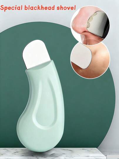 3pcs/Set Face Blackhead Remover Scraper - Facial Cleansing Spatula, Nose Blackhead Removal Skincare Tool, Deep Pore Cleansing, Easy To Use Pore Cleaner, Makes Skin Smoother And More Refined, Practical Makeup Remover Tool For Men And Women