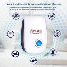 4pack Repelente Ultrasónico de Plagas - Control Efectivo de Plagas en Interiores para Hogar, Cocina, Oficina, Hotel y Almacén - Repelente de Mosquitos y Ratas - Tipo de Enchufe A USA (110-127V) - Ver 3