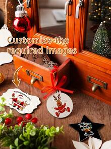 1 Stück individuell gestaltbare Weihnachtsdekoration, Weihnachtsbaum, Schneeflocke, Glocke, geeignet für Teenager-Partys, Weihnachtsfeiern, Abschlussfeierlichkeiten