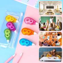 6 Pieces Correction Tape - White Out Correction Tape With No Drying Time, Easy To Use Applicator Instant Corrections, Writing Tape School Supplies, Office, 15x 158 Inch - trắng - Xem 5