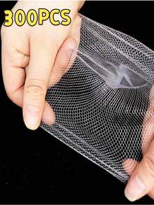 100个一次性厨房水槽垃圾过滤网 排水池水槽洗碗机沥水网 厨房水槽过滤器 浴室水槽网袋 排水收集 厨房食物垃圾收集 (颜色款式随机)