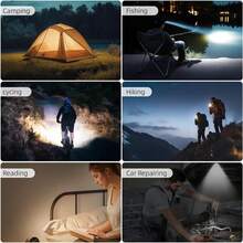 Đèn pin LED móc khóa, đèn pin EDC sạc lại được với đèn COB mini, đèn bỏ túi, đèn làm việc có nam châm. - màu đen - Xem 7