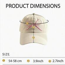 Coquette - Gorra de béisbol con lazo, gorra de béisbol para mujer, linda gorra desgastada, divertida gorra de camionero - Sombrero de béisbol #A5 para mujer - Ver 3