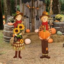 2 Peças Placas de Jardim com Pinguins Empilhados de Natal, Decoração de Jardim de Natal para Gramado, Pátio e Área Externa, Adereços e Decorações de Feriado, Decoração de Cena, Decoração de Quarto, Decoração Doméstica, Decoração de Festa de Natal