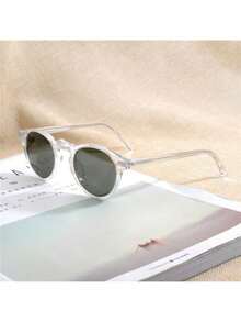 Barcelona Sunglasses – Polarized Lens | Unisex | Translucent Acetate - 無色 - 查看 7