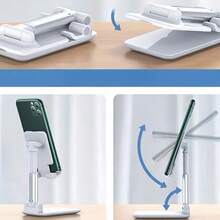 1 pieza Soporte multifuncional para teléfono móvil, soporte plegable portátil para escritorio, mesita de noche, ver TV, tableta, transmisión en vivo