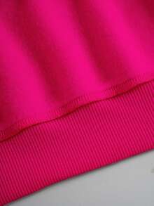 Women Sweatshirts - Hot Pink - View 5