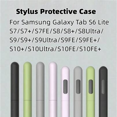 Funda protectora de silicona suave y a prueba de golpes para lápiz stylus para Samsung Galaxy Tab S11 Ultra S10 S9 S8 S7 FE S6 Lite Tablets