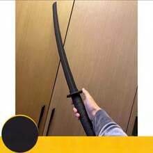 1pc Retractable Samurai Sword, Black Blade Toy, Throwing Knife 3D Printed Black Blade, Creative Model Decoration, Retractable Toy Sword, Stress Relief Hand Toy, Holiday Party Toy, Party Prop, Birthday Gift - Christmas Gift - Halloween Gift - Christmas Eve Gift - Perfect Gift - Gift - Toys - Games