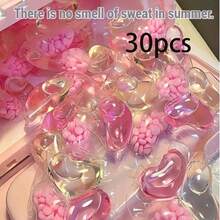 100颗/套 三合一樱花洗衣球 - 清洁、柔顺、强力去污洗衣珠，浓缩香氛洗衣液，衣物柔顺剂，防静电 - 彩色 - 查看 14