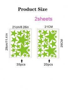 Glow In The Dark Ceiling Star Stickers, Glowing Star Beautiful Wall Decals For Any Room, Nursery Wall Stickers For Bedroom, Glow In The Dark Stars Light Your Ceiling