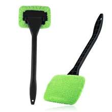 3pcs Glass Cleaner Handle Car Windshield Brush Auto Windscreen Car Brush Tools - Green - View 3