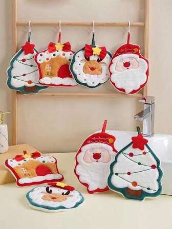6pcs/Set Christmas Cartoon Santa Claus & Reindeer Hand Towels, Soft & Absorbent, Suitable For Living Room, Kitchen, Bathroom Decoration 4pcs/Set Christmas Cartoon Santa Claus & Reindeer Hand Towels, Soft & Absorbent, Suitable For Living Room, Kitchen, Bathroom Decoration 3pcs/Set Christmas Cartoon Santa Claus & Reindeer Hand Towels, Soft & Absorbent, Suitable For Living Room, Kitchen, Bathroom Decoration 1pc Christmas Cartoon Santa Claus & Reindeer Hand Towel, Soft & Absorbent, Suitable For Living Room, Kitchen, Bathroom Decoration