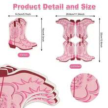20 قطعة/40 قطعة/100 قطعة من مناديل الجينز الوردية، مناديل غربية الطراز، ديكور حفل الزفاف، مناديل حفلة غربية، مناديل بأحذية الجينز، لوازم الحفلات، ديكور طاولة عيد الميلاد