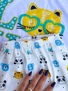 Baby Doll Pajamas Plus Size Comfortable Reinforced Elastic Wide Straps Day To Day Comfort Mesh And Garter Belt Intimate Fashion Nightwear Large Nightwear - 愛護動物 - 查看 5