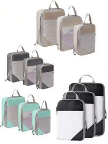 3/1 Waterproof Multifunctional Storage Bag, Suitcase Storage Bag, Cosmetic Storage Bag, Unisex Portable Storage Bag, Suitable For Business Trips, Travel, Vacations, Holidays, Parties, Weddings, Holiday Gifts, Lipstick, Skincare Products, Cosmetics, Clothes, Pants, Down Jackets.