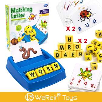 Fun English Spelling Cards, Learning Word Cards, Partially Random Accessories For Word Learning