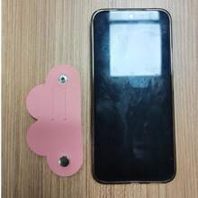 1/3/6 Pcs Heart Cord Organizer Earbud Holder Earphones Headphones Cable Winder Earbud Organizer, PU Leather Cable Organizer Gifts For Men Women Couple, Matcha (Random Color)