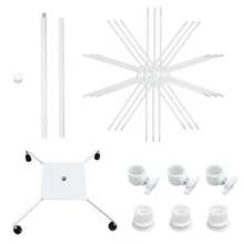 1 Pc Rotating Jewelry Display Stand, 3-Tier Rotating Necklace Rack Stylish Countertop Jewelry Tree Display Stand For Necklaces, Bracelets, Earrings, And Rings Medieval Noble Style Display Stand