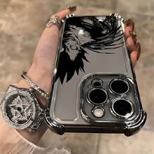 Funda de teléfono creativa de anime simple y elegante, diseño genial y moderno, compatible con la funda de teléfono , películas populares, protección contra golpes y caídas, resistente a las manchas y duradera, adecuada para todas las series de , compatible con  17.17 Pro...17 Pro Max...17 Agua. 16.16 Pro...16 Pro Máx.16 más.. 15.15 Pro Max...15 Pro...15 más.. 14.14 Pro...14 más..14 Pro Max... 13.13 Pro...13 Pro Max...12.12 Pro...12 Pro Max...11.11 Pro...11 Pro Máx.XR.X.XS.XS máx.Se.MiNi, La parte trasera es suave y transparente, resistente a impactos. - Negro 1048 - Ver 6