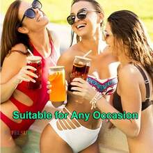 24 pièces/set Verres en verre avec couvercle et paille, tasses à café en verre de 16 oz, tasses à café glacé avec couvercle, gobelets en verre avec paille et couvercle pour rassemblements familiaux, organisation de fêtes, mariages et cadeaux pour la fête des mères