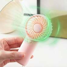 1pc Portable Handheld Cooling Fan - No Battery Needed, One-Click Operation, Compact & Lightweight Personal Mini Cooling Device For Summer Relief, Home & Outdoor Use, Cooling Fan Portable, Sleek Design, Userfriendly Design