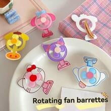 Sanrio 1/5/15 Pinces à cheveux Sanrio, Kuromi, Hello chat. Un ensemble de pinces à cheveux Hello chat douces et mignonnes, pour les franges, etc. Parfait pour la Saint-Valentin