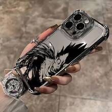 Funda de teléfono creativa de anime simple y elegante, diseño genial y moderno, compatible con la funda de teléfono , películas populares, protección contra golpes y caídas, resistente a las manchas y duradera, adecuada para todas las series de , compatible con  17.17 Pro...17 Pro Max...17 Agua. 16.16 Pro...16 Pro Máx.16 más.. 15.15 Pro Max...15 Pro...15 más.. 14.14 Pro...14 más..14 Pro Max... 13.13 Pro...13 Pro Max...12.12 Pro...12 Pro Max...11.11 Pro...11 Pro Máx.XR.X.XS.XS máx.Se.MiNi, La parte trasera es suave y transparente, resistente a impactos. - Negro 1048 - Ver 4
