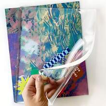 Creative Reusable Gel Printing Plate, 8" X 10" Durable And Easy To Clean Gel Plate For Vibrant Monoprinting Art Projects, Ideal For Kids, Crafters, And Professional Artists - A5 - Xem 4