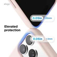 Elago High Quality Magnetic Liquid Silicone Case For IPhone 17 Pro Max, Compatible With MagSafe, Liquid Silicone Material, Protective Cover, Shockproof, Slim Phone, Fashion, Velvet - For Men, For Women, Luxury, Fashion, Minimalist - 可愛的粉紅色 - 查看 9