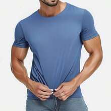 MIL200FIT Men T-Shirts - Blue - View 3